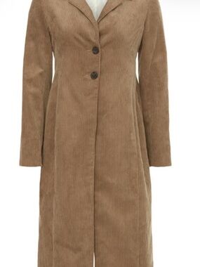 Sandy Liang Corduroy Coat in Brown